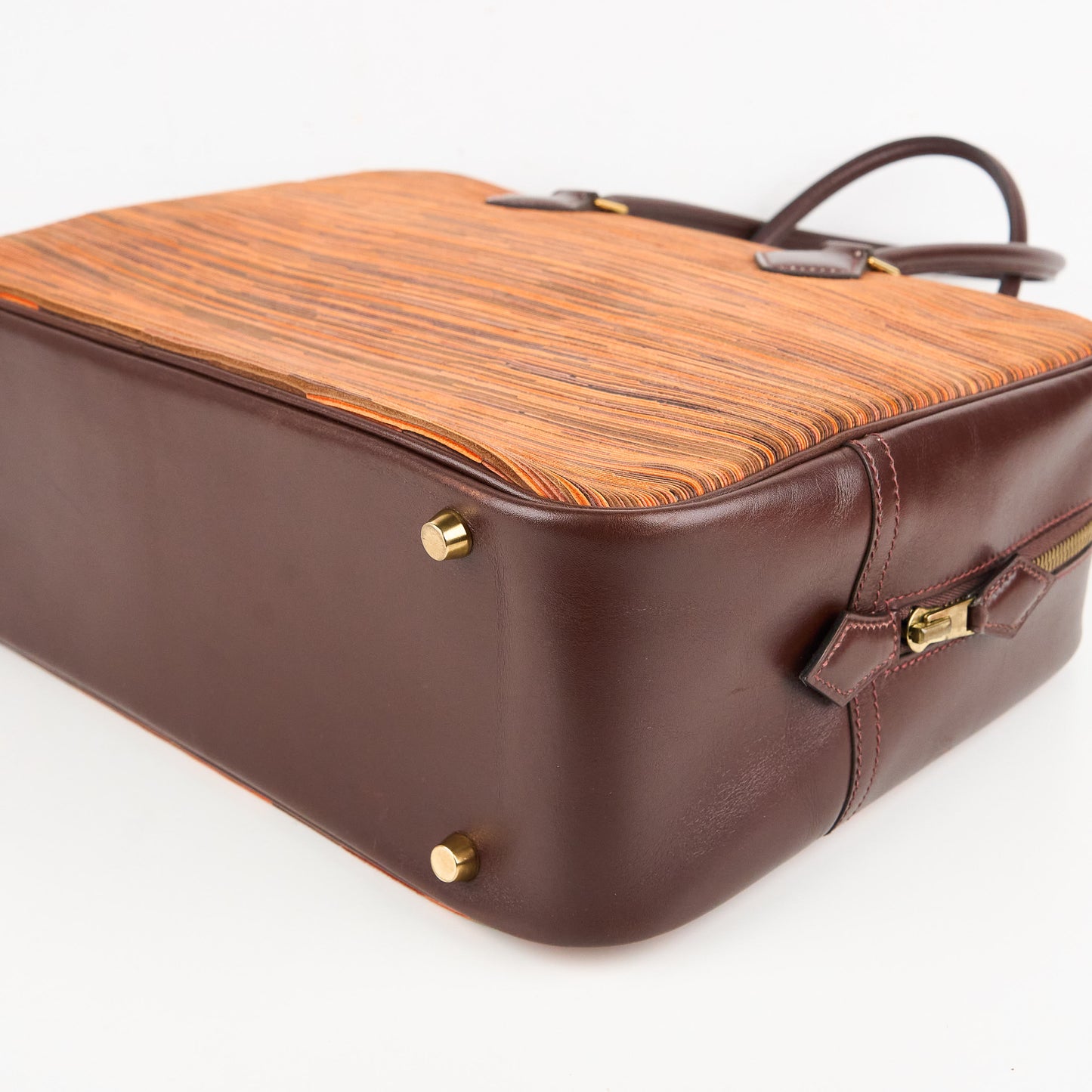 Hermes｜ Plume32 Handbag  Box Calf Vibrato 2002