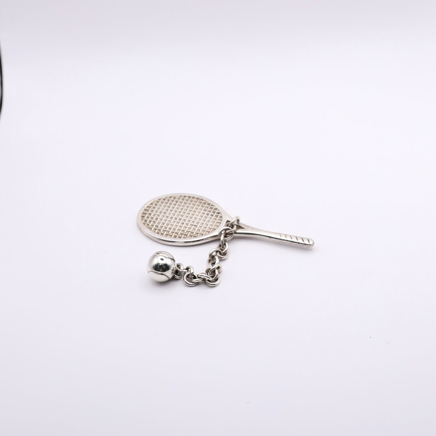 Tiffany&Co.| S925 Silver Keyring Charm tennis