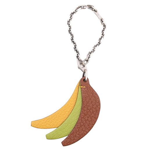 Hermes | S925 Silver chain Bag Charm Cherve Banana