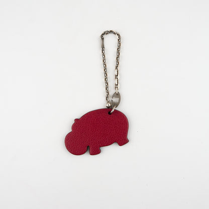 Hermes | S925 bag charm Hippopotamus Cherve