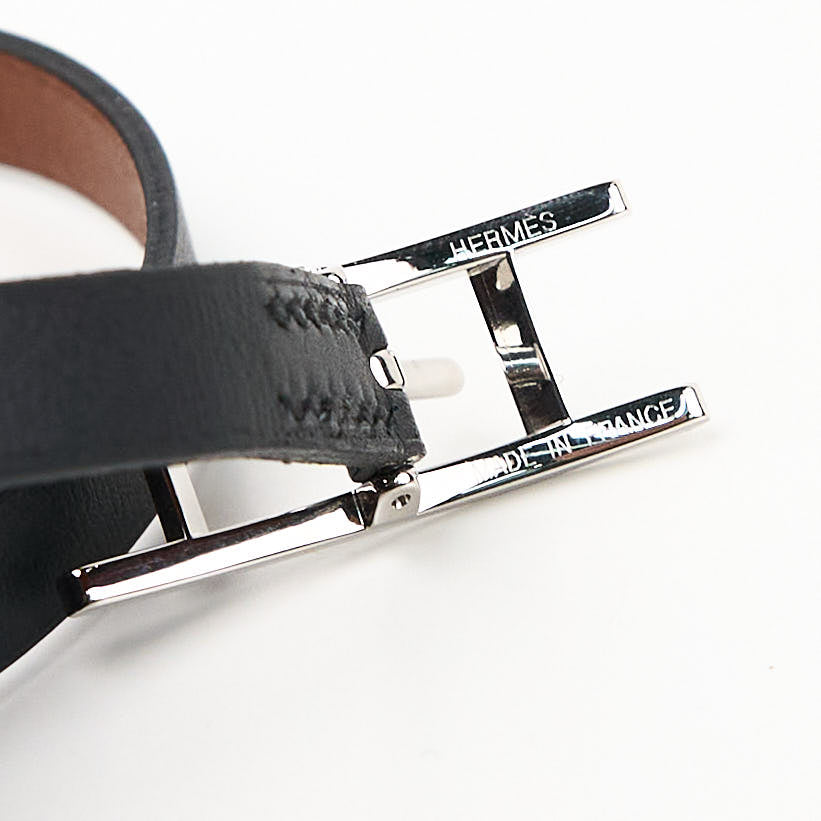 Hermes |Behapi Double Tour bracelet Black Swift