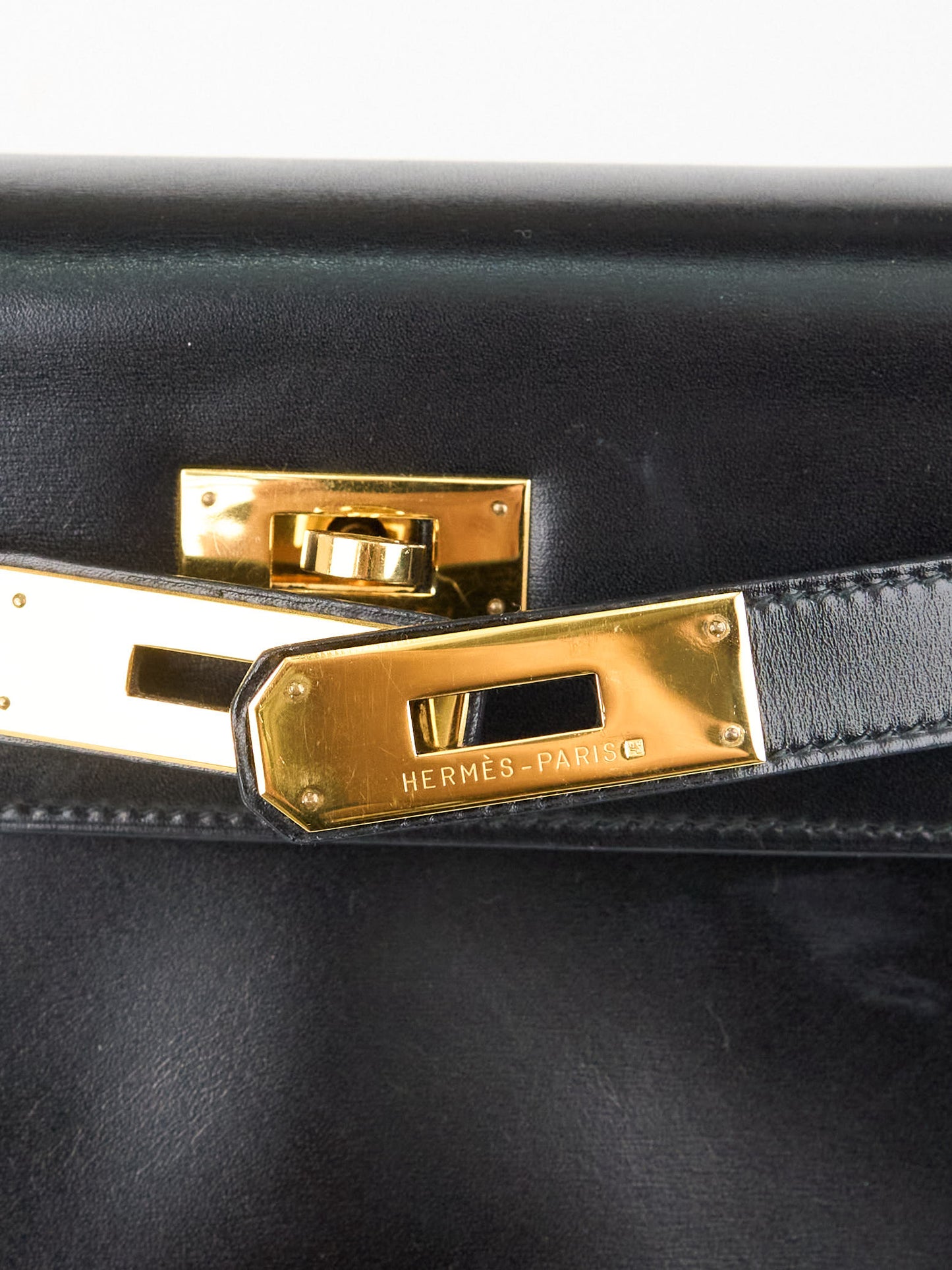 Hermes｜ Kelly28 Handbag Box calf 1992