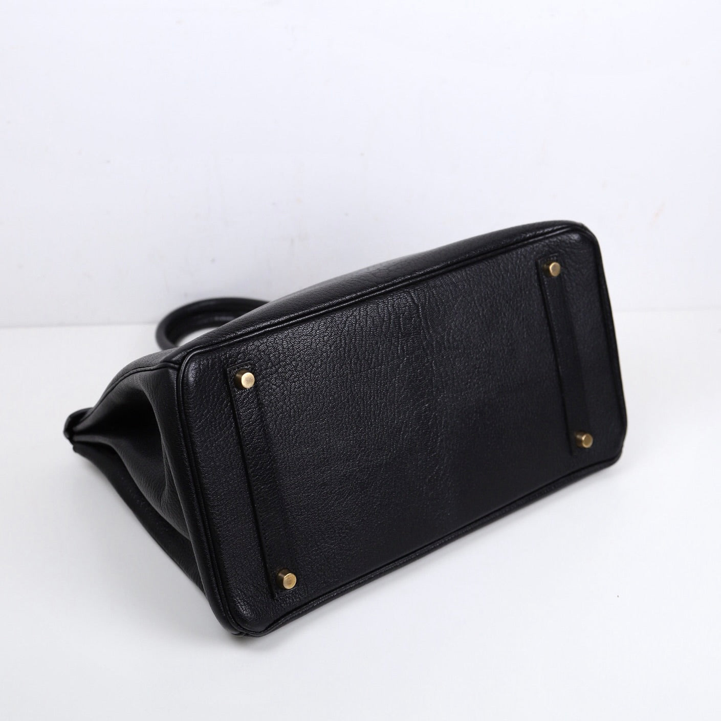 Hermes| Birkin 35 Handbag  Black Coromandel Cherve 2001