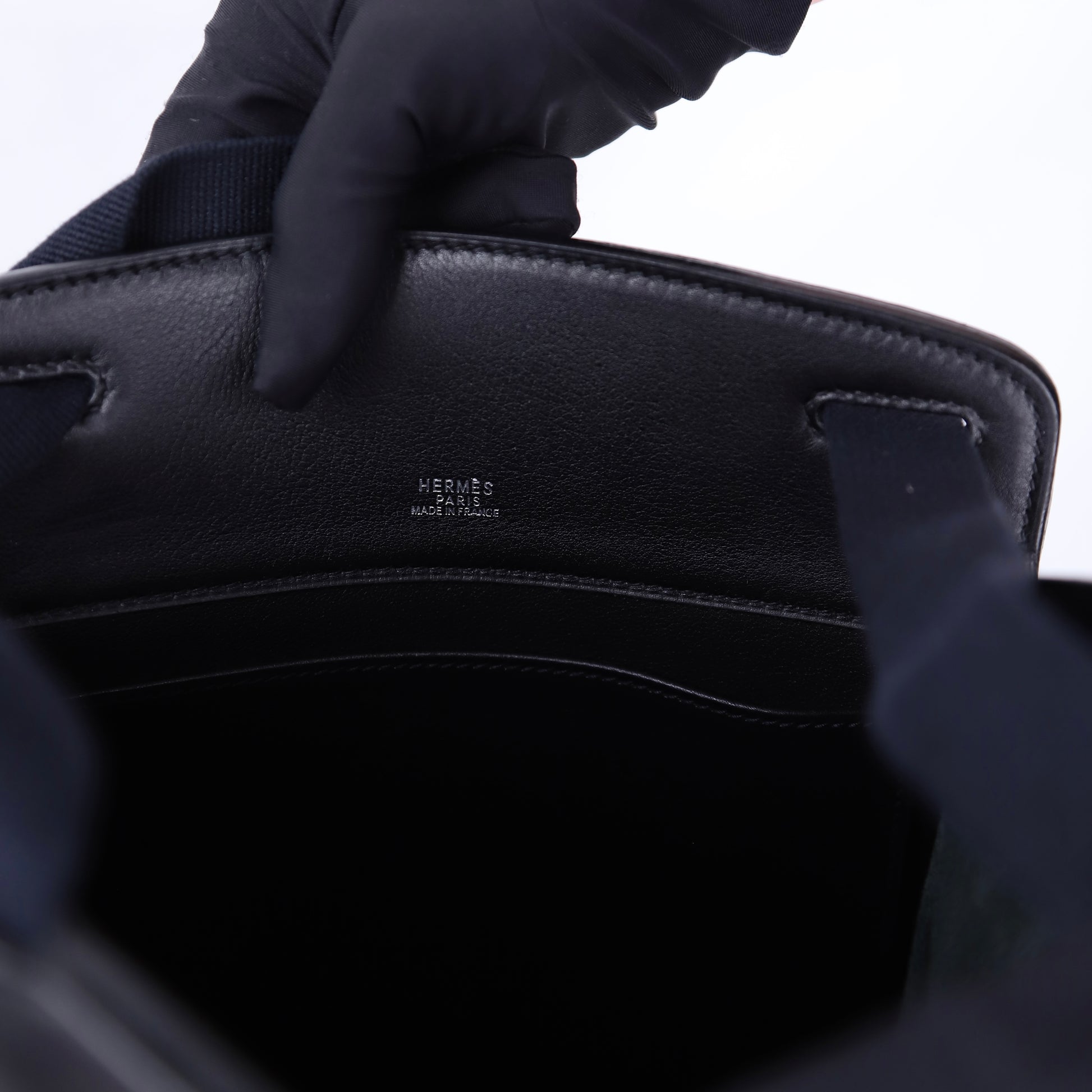 Hermes Sherpa PM Backpack in Gulliver Black 2001,logo
