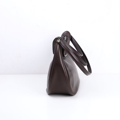 Hermès Caporal Handbag in Evercalf Ebene,right view