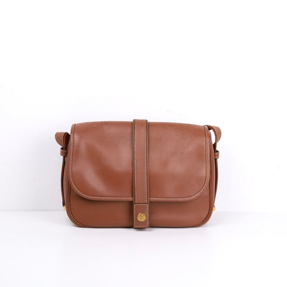 Hermes Noumea Shoulder Bag in Novillo Noisette 1985, front view