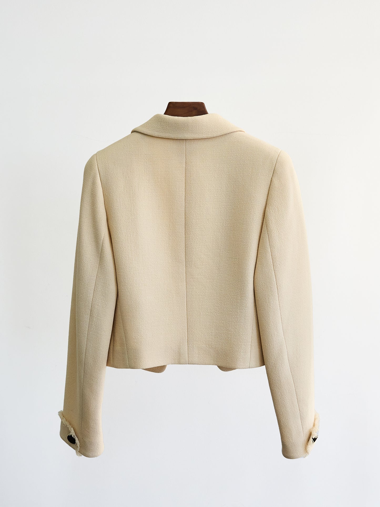 Loewe| beige Blazer&Skirt Setup