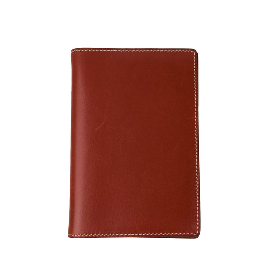 Hemres| Journal Case Passport Cover Brique Box Calf 1998