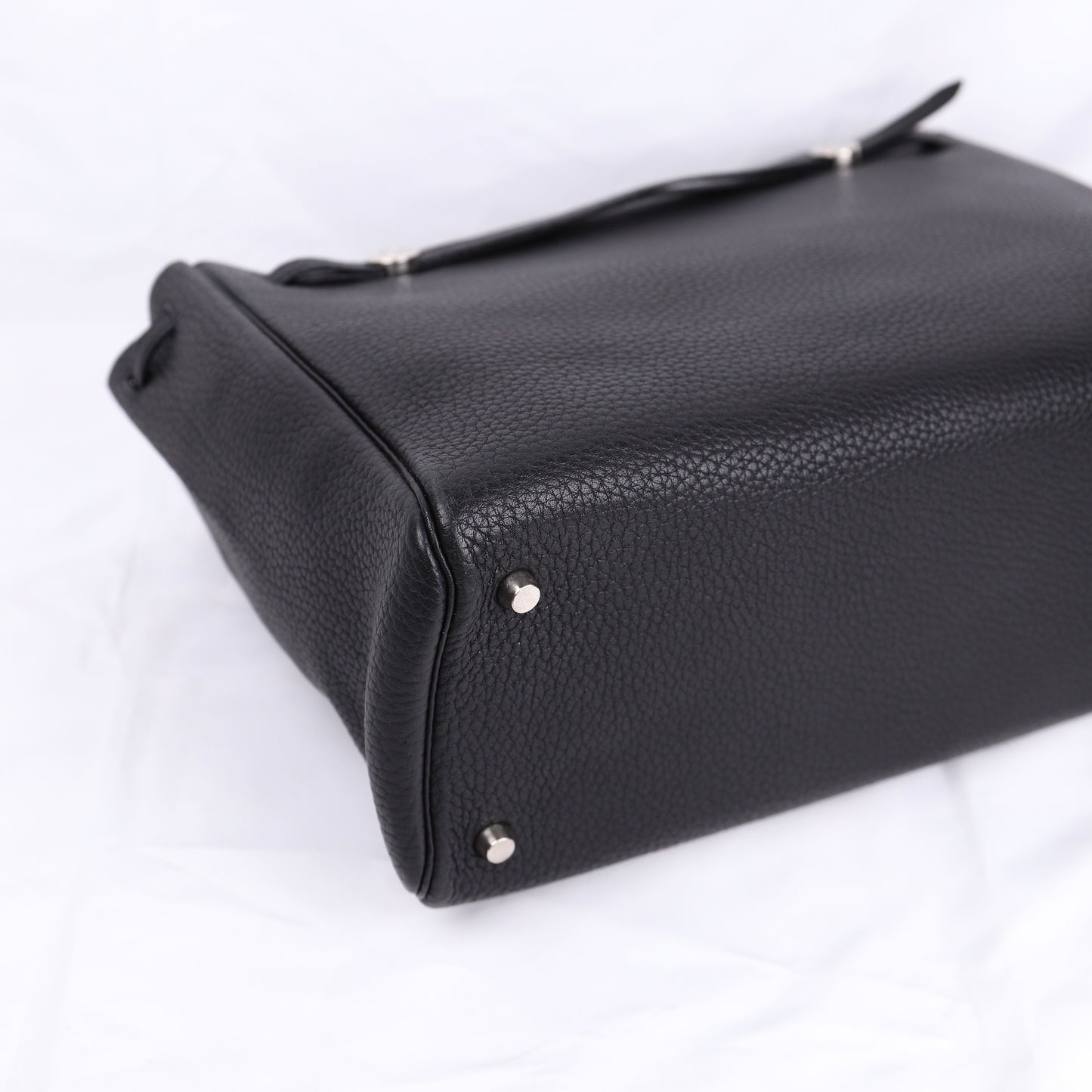 Hermes Cabana Tote Bag in Black Togo 2002