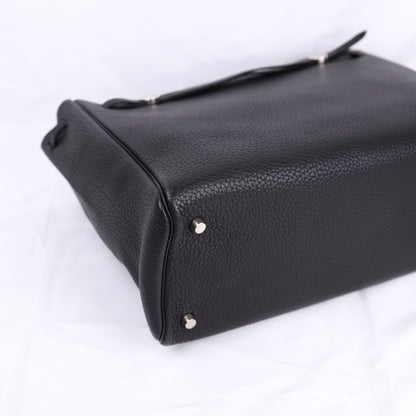 Hermes Cabana Tote Bag in Black Togo 2002