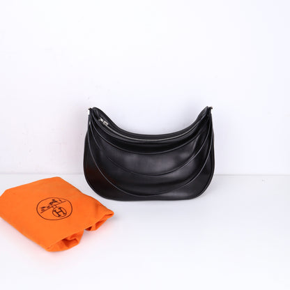 Hermes｜Caporal Handbag Evercalf Black 2002  Margiela