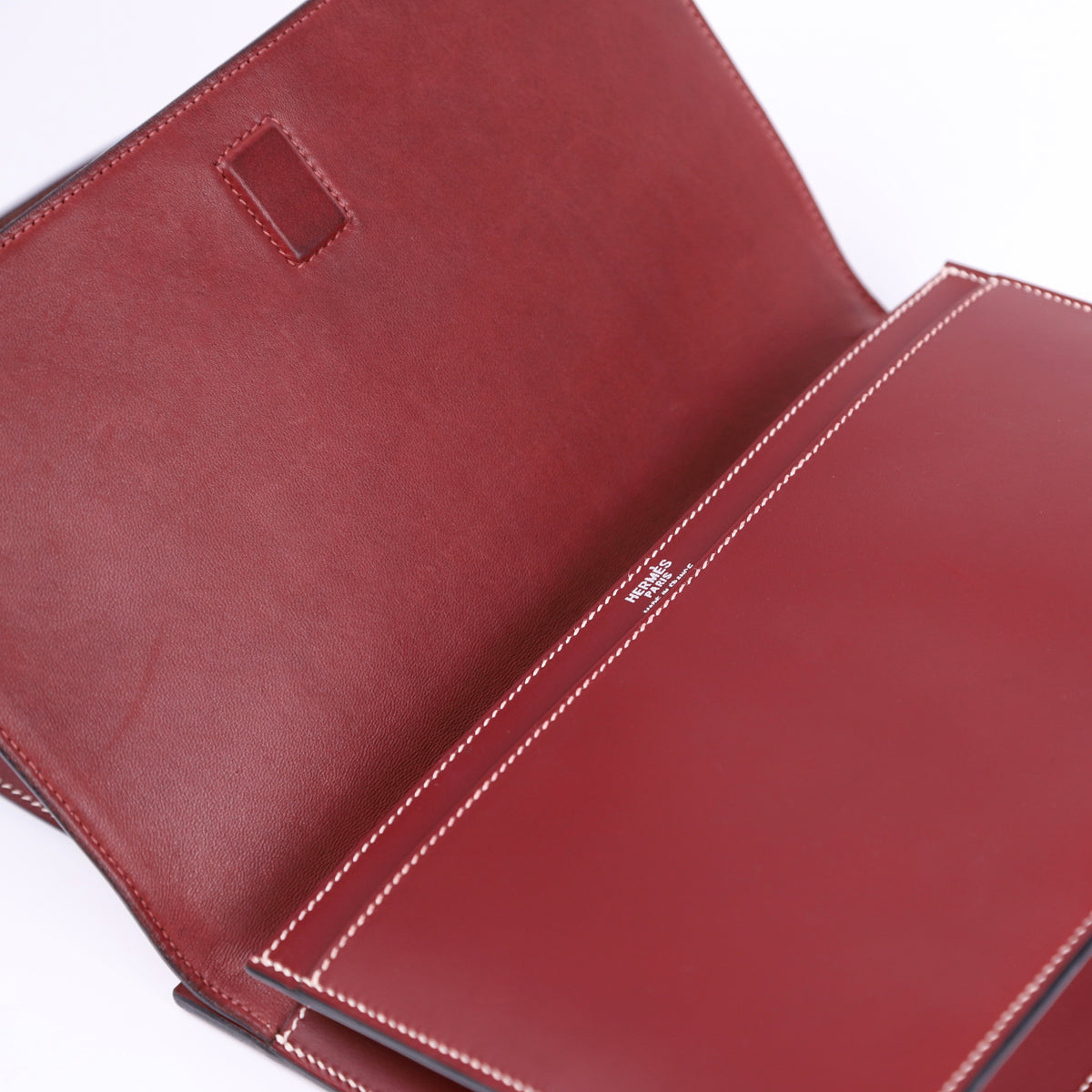 Hermes Valentine  Shoulder bag in Chamonix Rouge H 2001,logo