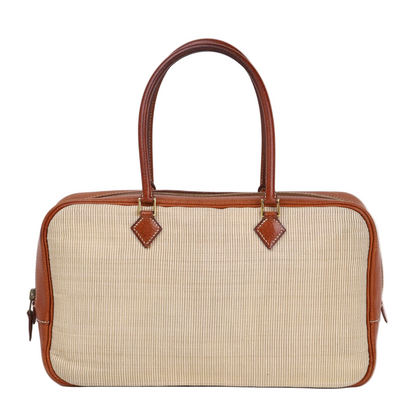 Hermes Plume Elan 28 Handbag in Peau de Porc/Crinoline 2002, front view