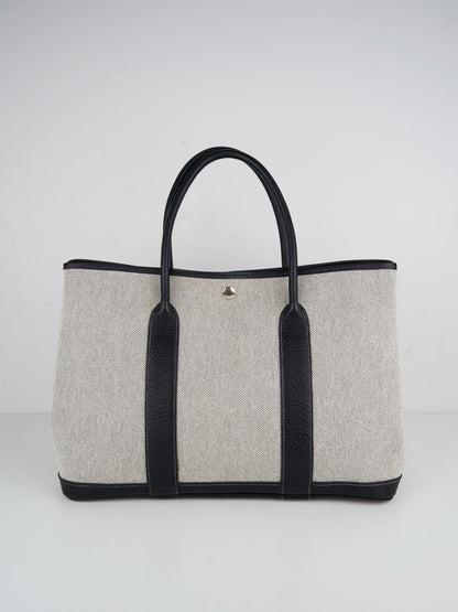 Hermes｜ Garden Party PM Handbag Canvas 2004