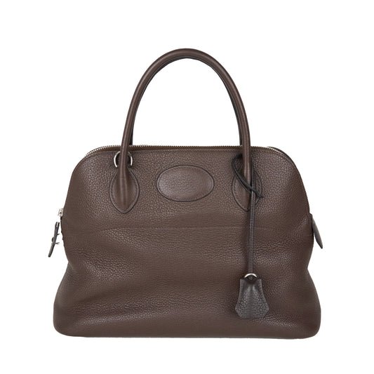 Hermes｜Bolide 31 HandBag Chocolat Taurillon Clemence 2008
