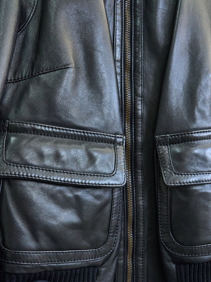 Loewe | Black Lamb  Leather Jacket
