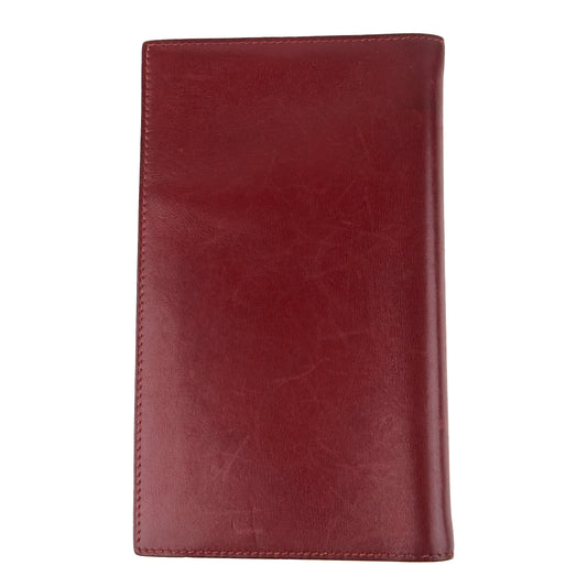 Hermes| Journal Case Passport Cover Box Calf Rouge H 1997