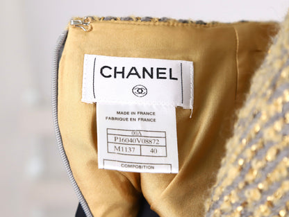 Chanel | Wool Silk Woven Suit Size 40 00A