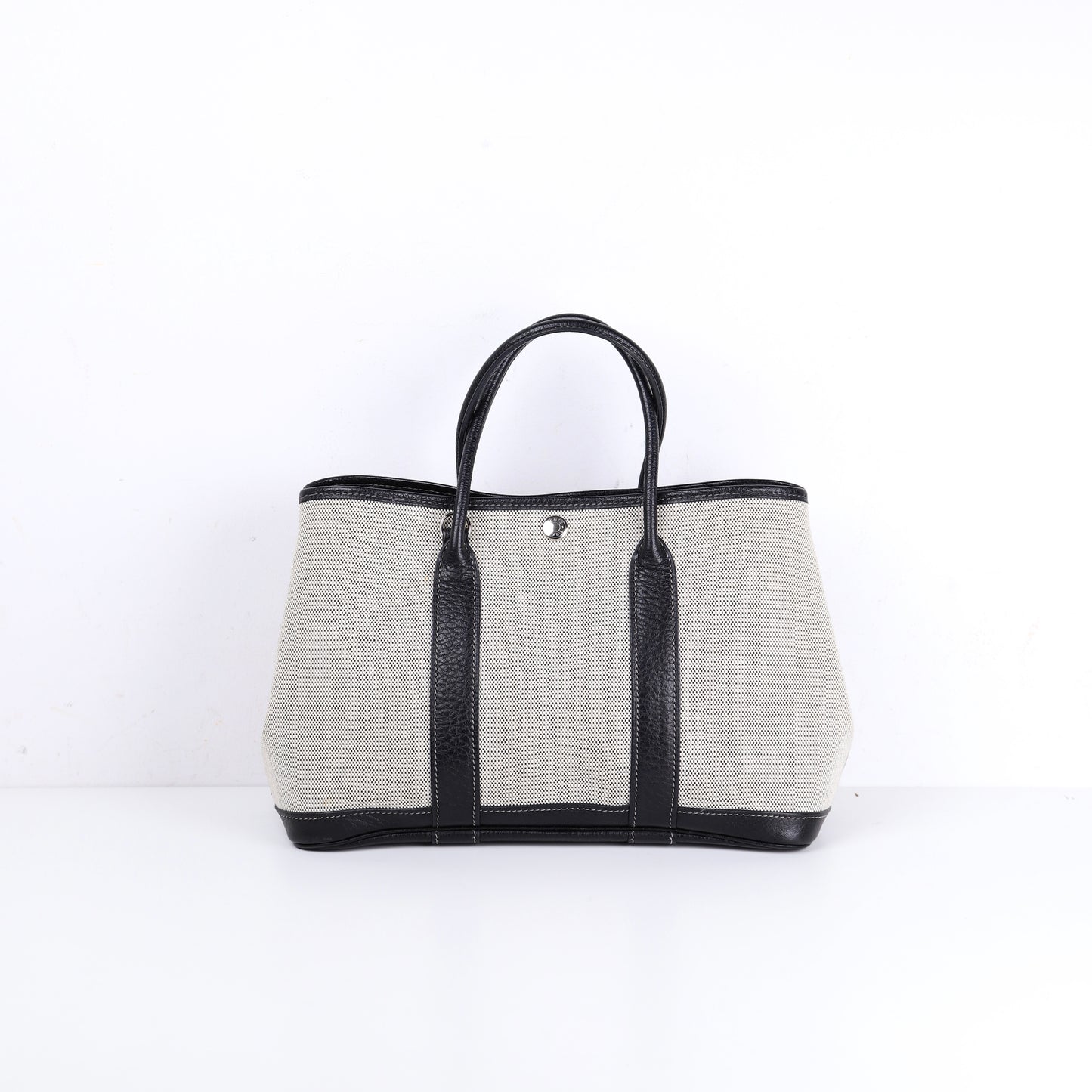 Hermes｜ Garden Party  TPM  Handbag Buffalo/Toile 2005