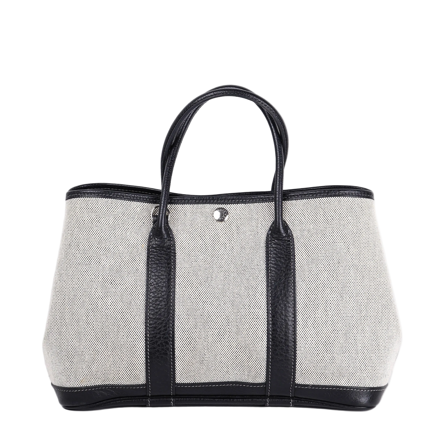 Hermes｜ Garden Party  TPM  Handbag Buffalo/Toile 2005