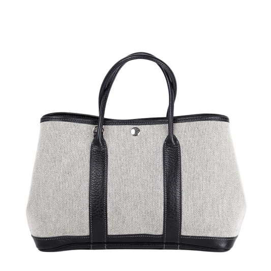 Hermes｜ Garden Party  TPM  Handbag Buffalo/Toile 2005