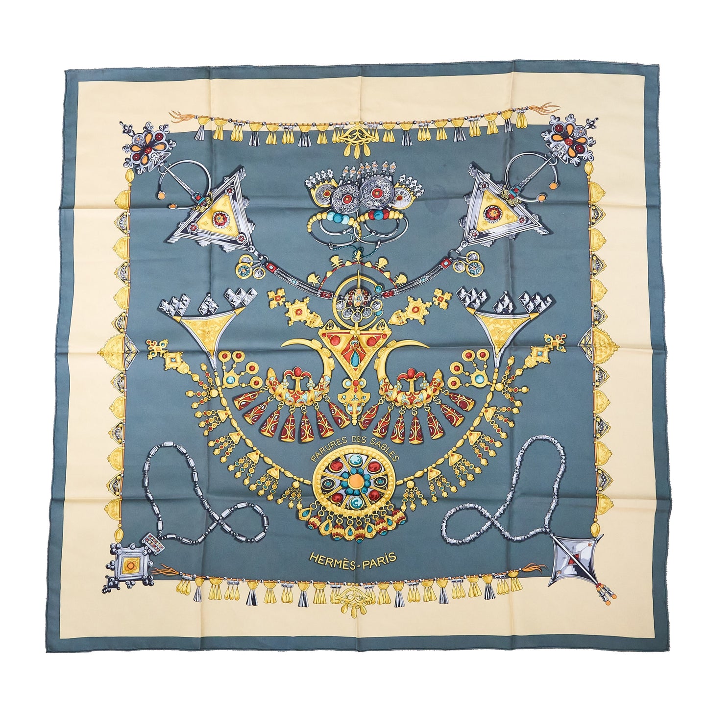 Hermes | Silk Scarf 90 Parures Des Sables