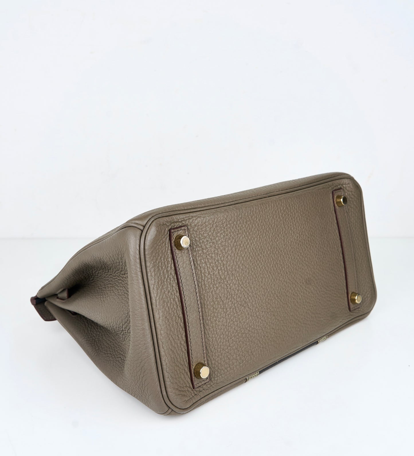 Hermes｜Birkin 30 Club Togo/Lizard  Etain/Graphite/Vert Olive  2011