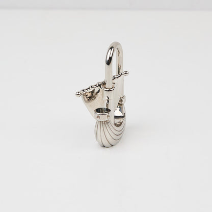 Hermes| Palladium Plated  L'Air De Paris  Cadena Lock 2006