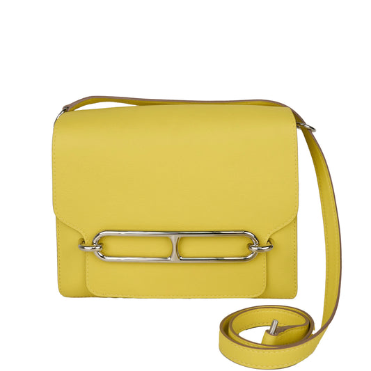 Hermes｜ Roulis 23 shoulder bag  Lime Evercolor 2021