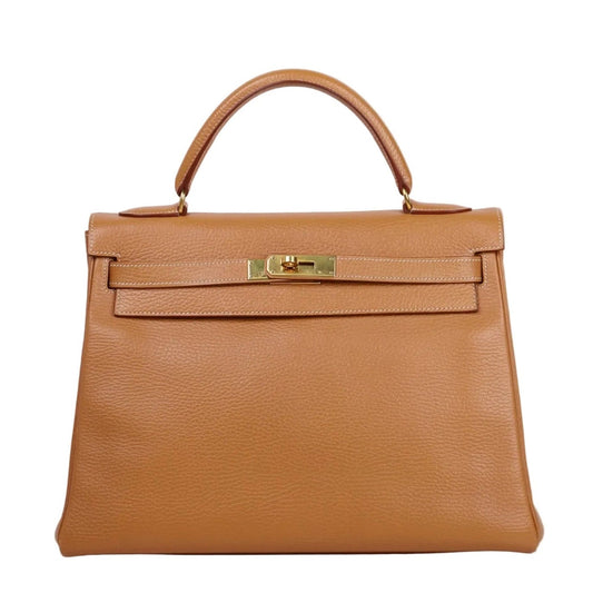 Hermes｜ Kelly 32 Handbag Natural Sable Vachette Ardenness 1998