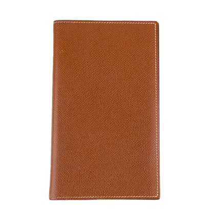 Hermes| Journal Case Passport Cover Gold Epsom 2005