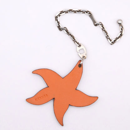 Hermes | S925 Silver Chain Bag Charm Cherve  Starfish