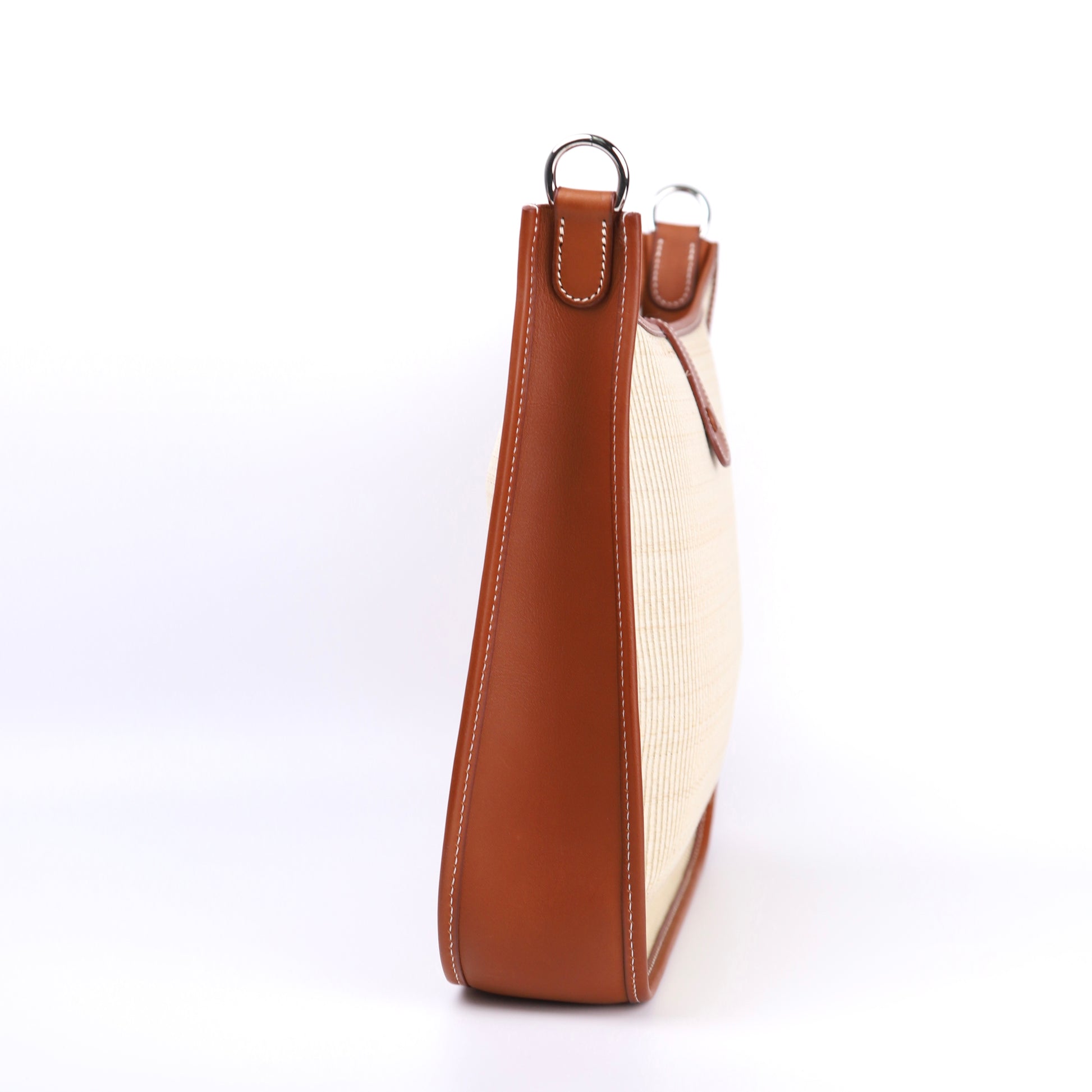 Hermes Evelyne PM in Barenia/Crinoline Fauve 2002, left side
