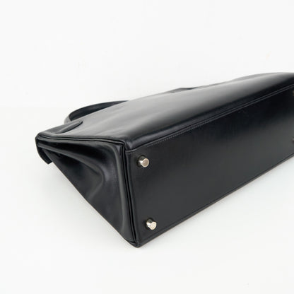 Hermes｜ Kelly32 Handbag  Box Calf  Black 2001