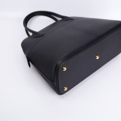Hermes Bolide 31 in Chevre Bleu Indigo 2000,corner3