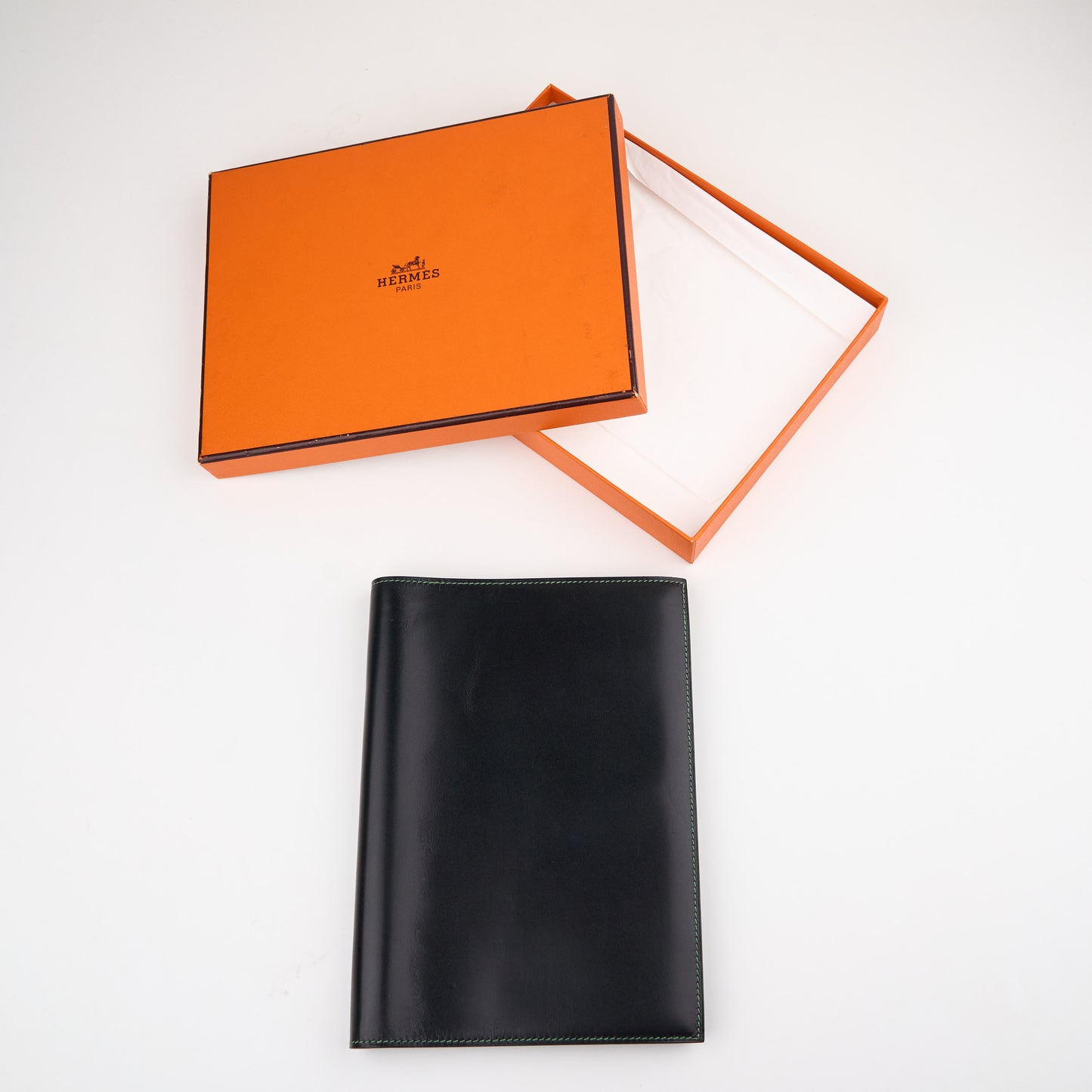 Hermes| Journal Case  Black Box Calf 1998