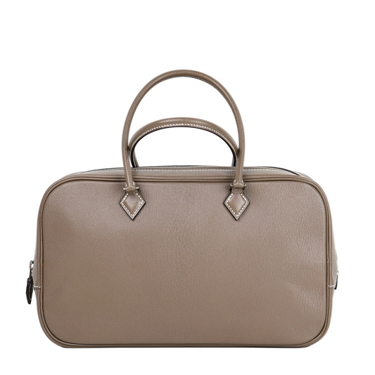Hermes｜Plume elan 28 Handbag Etoupe Cherve Mysore 2016
