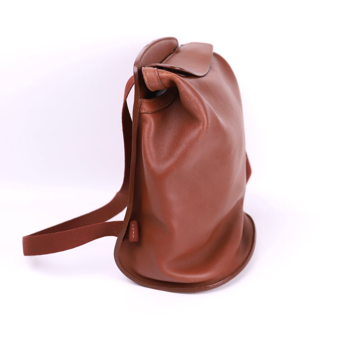Hermes Sherpa PM Backpack in Brown Gulliver 2001,left side
