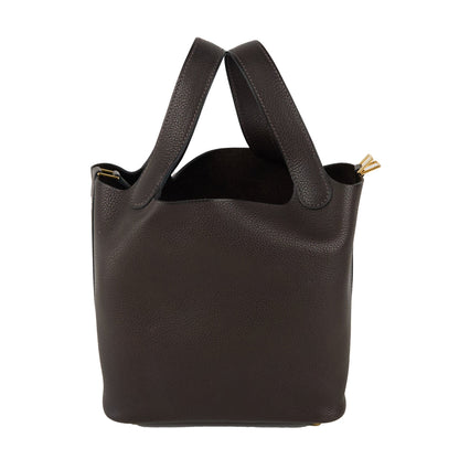 Hermes｜ Picotin PM Handbag  Faubourg  Ebene 2022