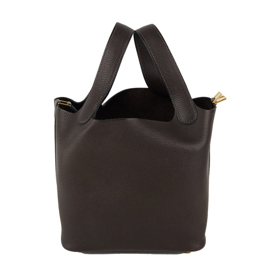 Hermes｜ Picotin PM Handbag  Faubourg  Ebene 2022