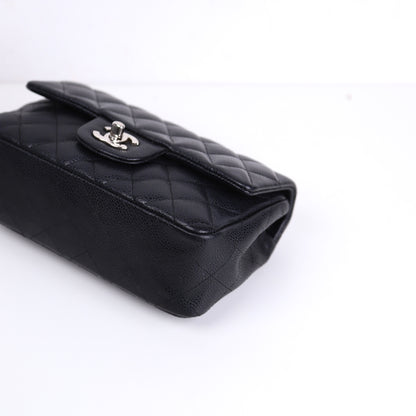 Chanel｜Classic Flap Mini Chain Shoulder bag Caviar Black