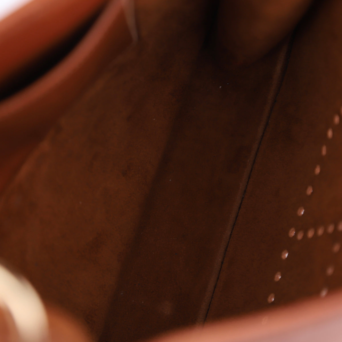 Hermes Evelyne PM in Barenia Fauve 2001 GHW, inside