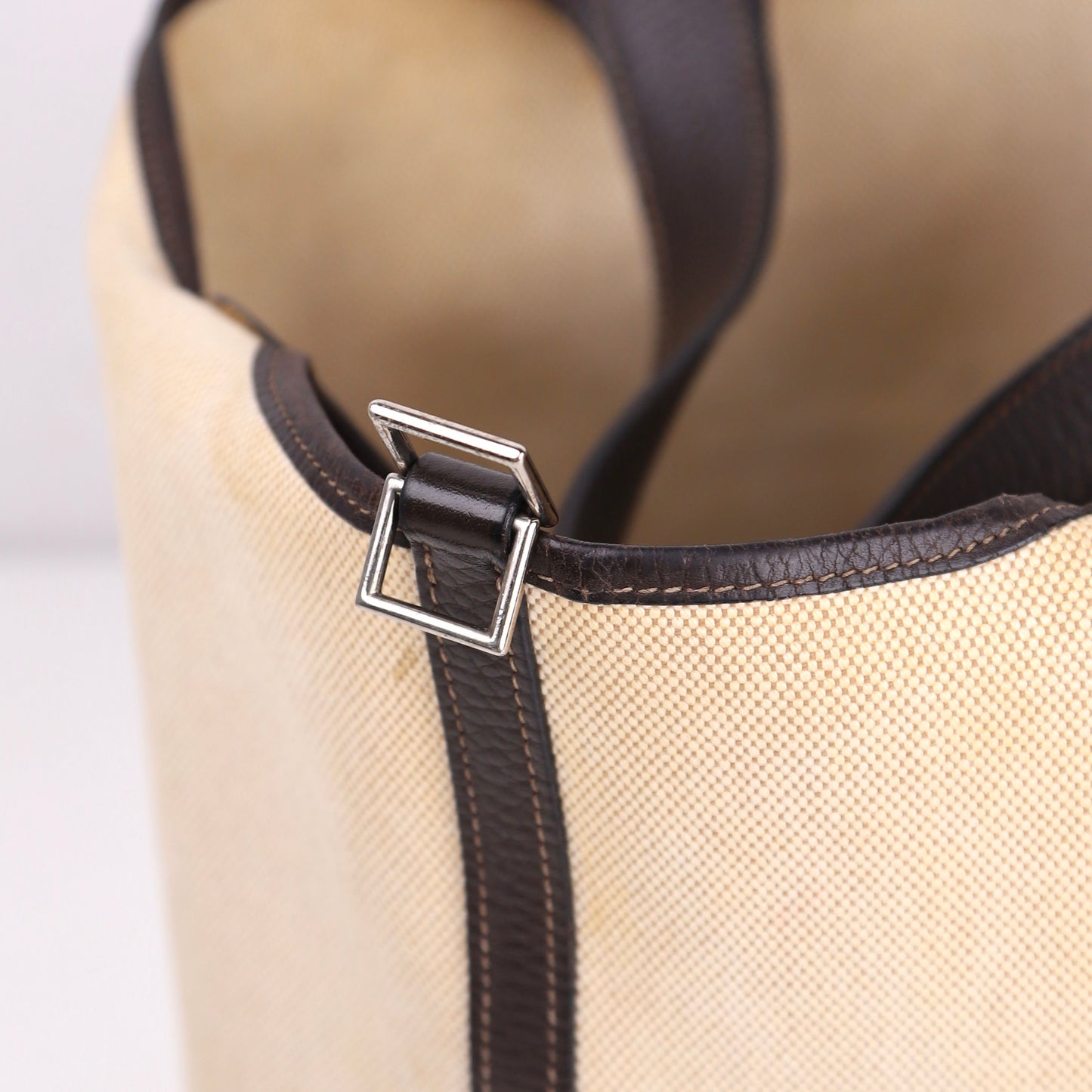 Hermes｜Picotin MM Handbag Toile Ebene 2004