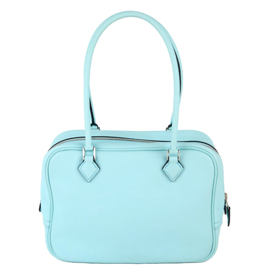 Hermes｜ Plume Mini Handbag Plume 20 Blue Zephyr 2017 Swift