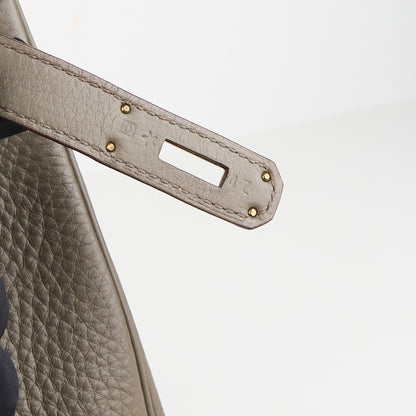 Hermes｜Birkin 30 Club Togo/Lizard  Etain/Graphite/Vert Olive  2011