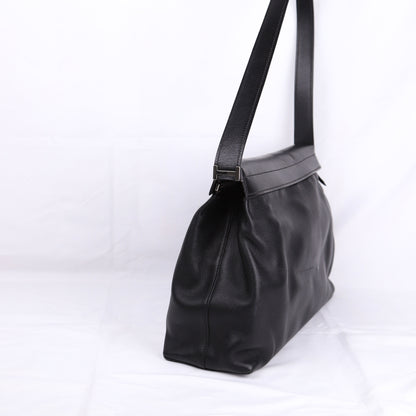Hermes Yeoh Bag Shoulder bag in Gulliver Black 2001, left side