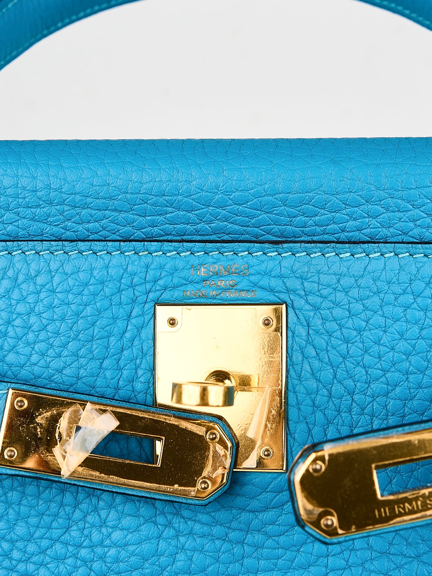 Hermes｜Kelly 28 Togo Turquoise Blue 2004