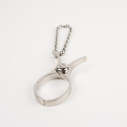 Hermes | Filou Glove Clip Silver