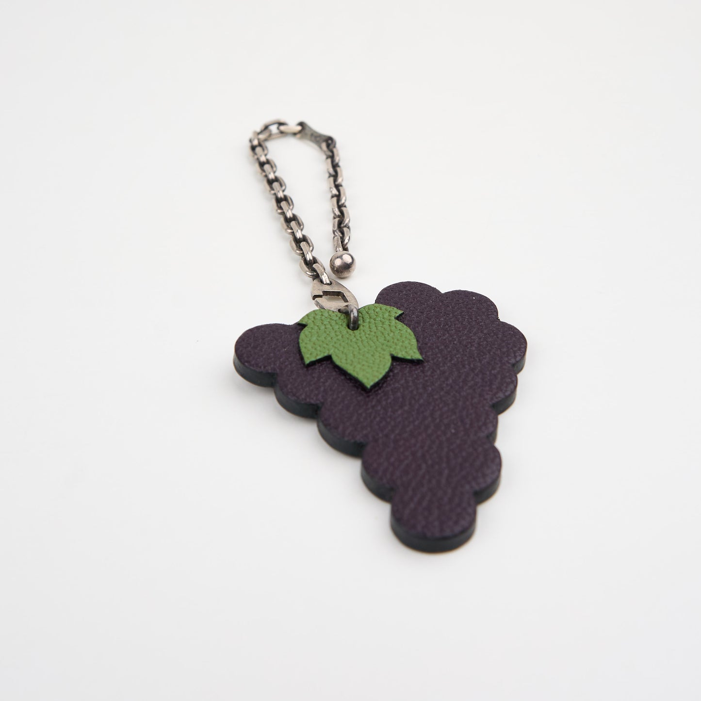 Hermes|S925  Bag Charm Chevre Mysore Grape Raisin