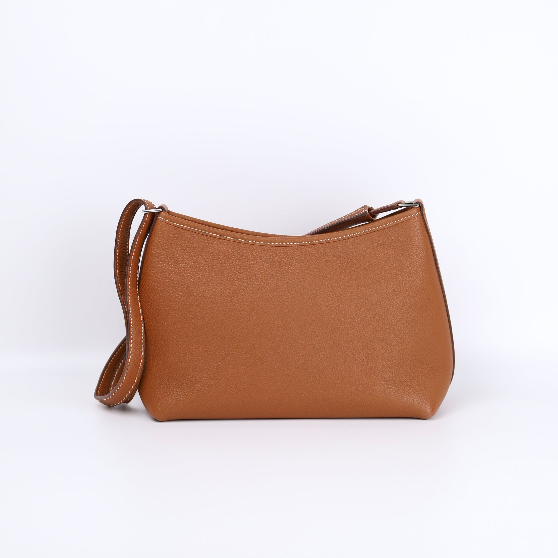 Hermes Berlingot Shoulder Bag in Togo Gold 2002, front view